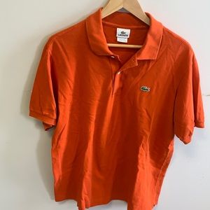 Lacoste Orange Men’s golf polo